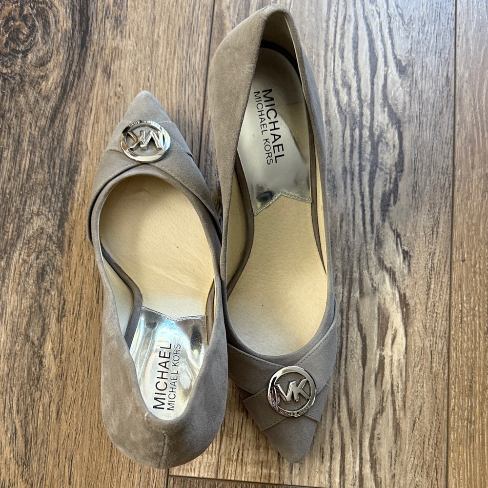 Michael Kors Women's Gray Suede Loafers